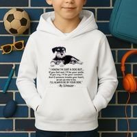 Miniature Schnauzer Funny Gift Kids Hoodie thumb 2