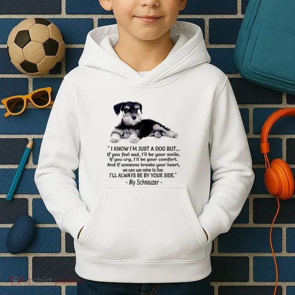 Miniature Schnauzer Funny Gift Kids Hoodie