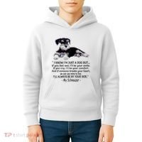 Miniature Schnauzer Funny Gift Kids Hoodie thumb 4