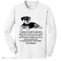 Miniature Schnauzer Funny Gift Kids Long Sleeve Shirt thumb 0