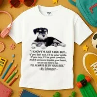 Miniature Schnauzer Funny Gift Kids T-Shirt thumb 3