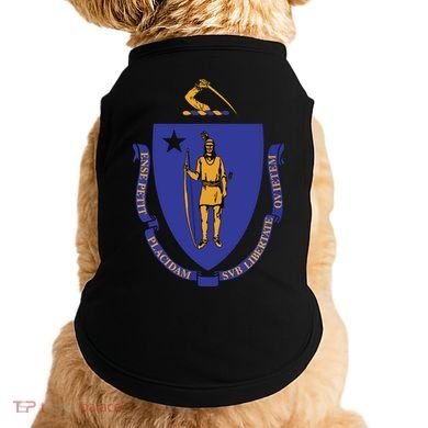 Massachusetts State Flag Us State Flag Doggie Tank