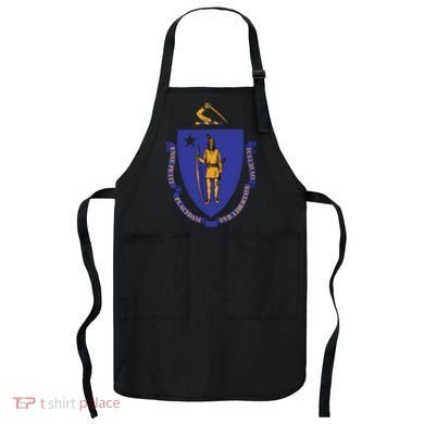 Massachusetts State Flag Us State Flag Apron
