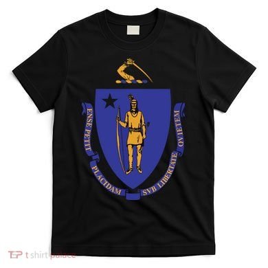 Massachusetts State Flag Us State Flag T-Shirt