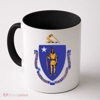 Massachusetts State Flag Us State Flag Coffee Mug thumb 0