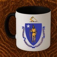 Massachusetts State Flag Us State Flag Coffee Mug thumb 2