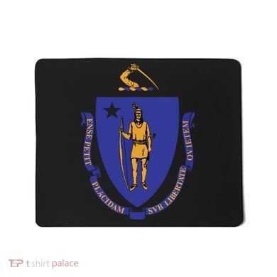 Massachusetts State Flag Us State Flag Mousepad