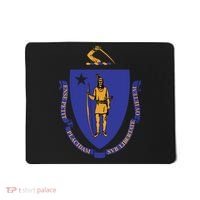 Massachusetts State Flag Us State Flag Mousepad thumb 0