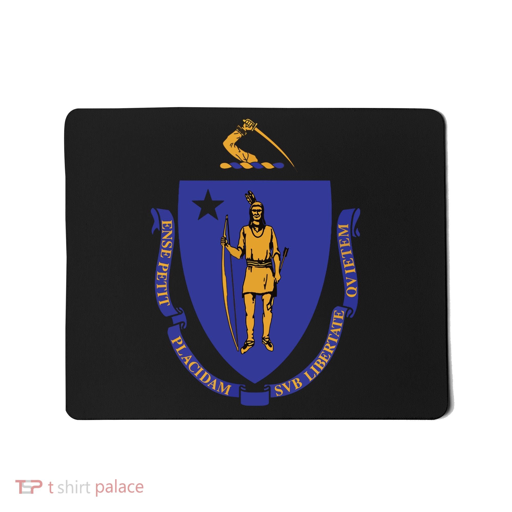 Massachusetts State Flag Us State Flag Mousepad