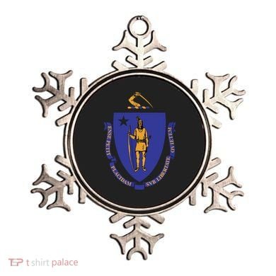 Massachusetts State Flag Us State Flag Ornament