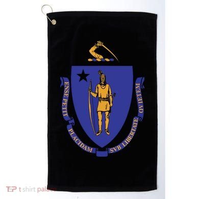 Massachusetts State Flag Us State Flag Golf Towel