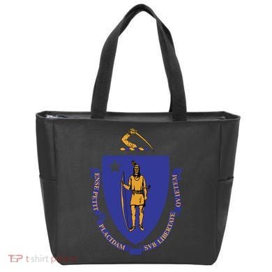 Massachusetts State Flag Us State Flag Tote Bag
