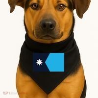 Minnesota State Flag USA-Made Doggie Bandana thumb 1