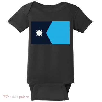 Minnesota State Flag Baby Bodysuit