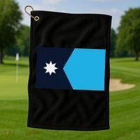 Minnesota State Flag Golf Towel thumb 1