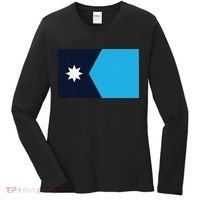 Minnesota State Flag Women's Long Sleeve Shirt thumb 0