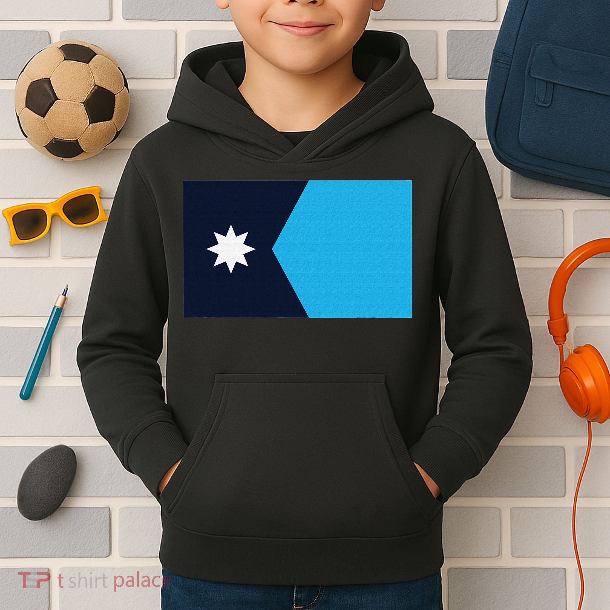 Minnesota State Flag Kids Hoodie