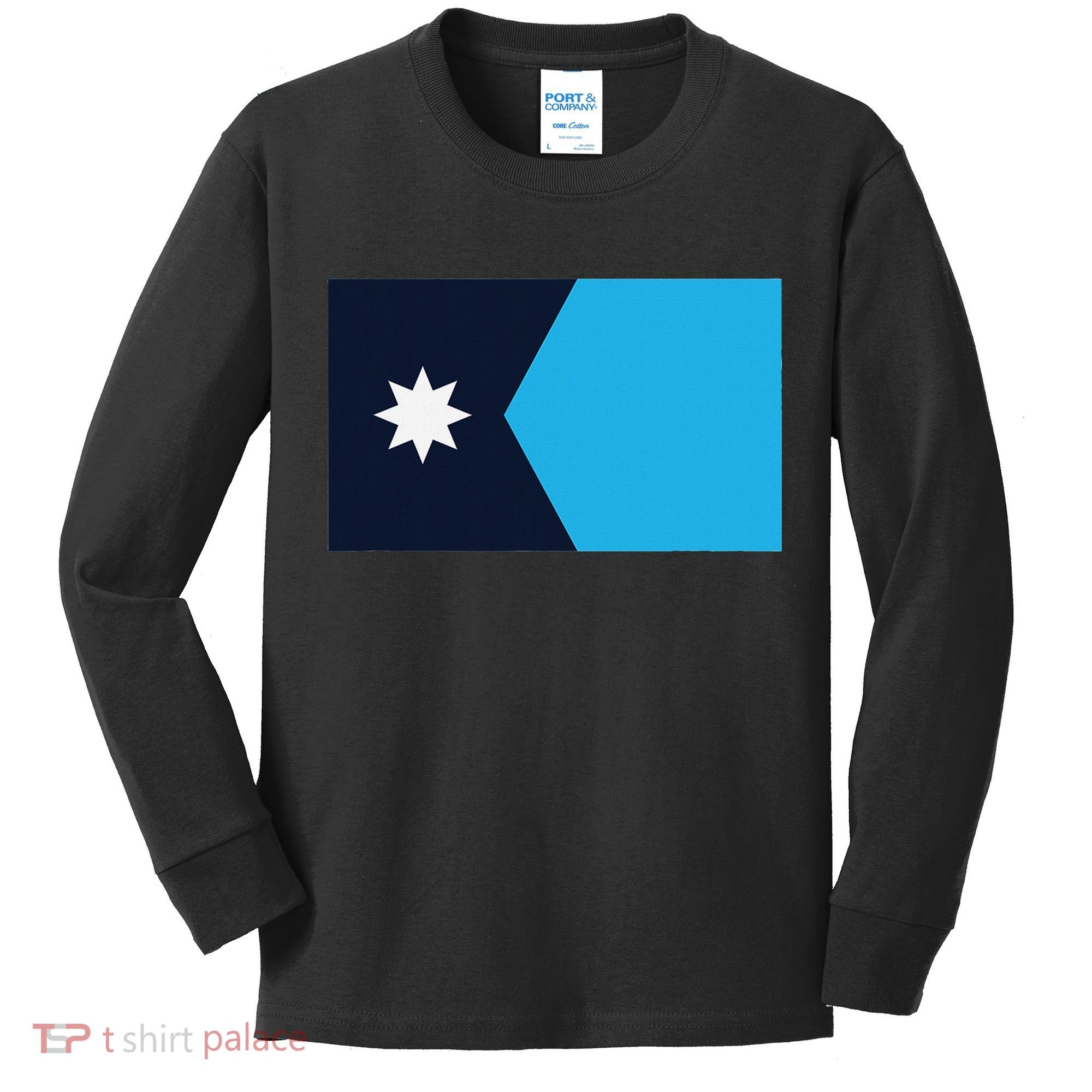 Minnesota State Flag Kids Long Sleeve Shirt