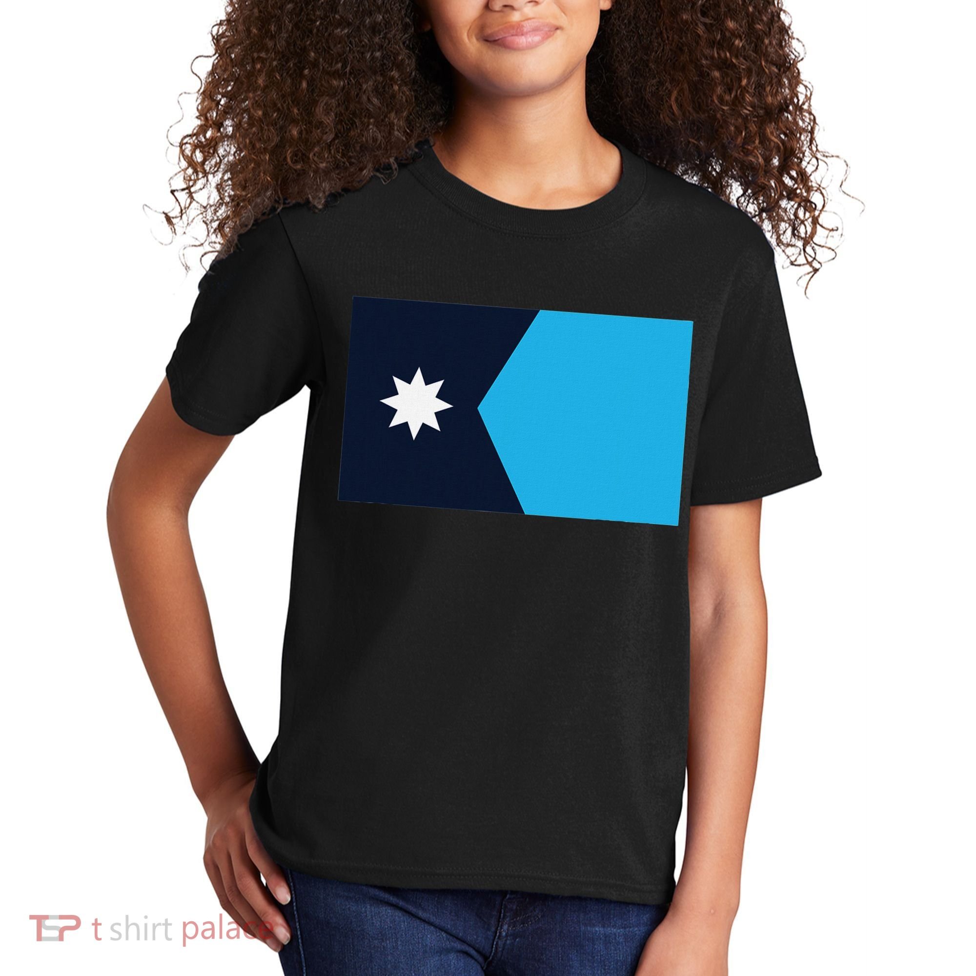 Minnesota State Flag Kids T-Shirt