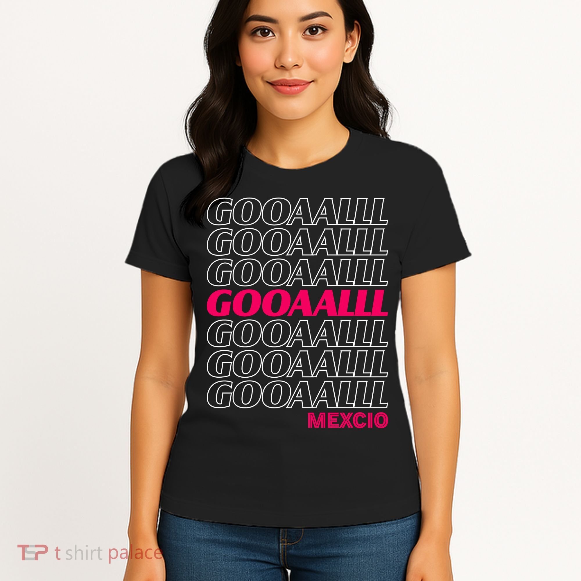 Mexico Soccer Fan GOOAALLL Apparel Goal Women's T-Shirt