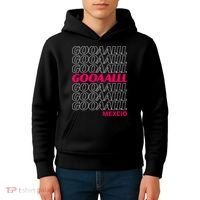 Mexico Soccer Fan GOOAALLL Apparel Goal Kids Hoodie thumb 4