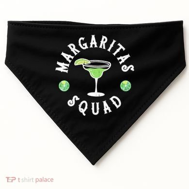 Margarita Squad Funny Cinco De Mayo Lime Drinking USA-Made Doggie Bandana