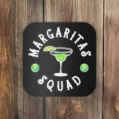 Margarita Squad Funny Cinco De Mayo Lime Drinking Coaster
