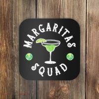 Margarita Squad Funny Cinco De Mayo Lime Drinking Coaster thumb 0