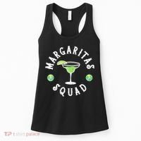 Margarita Squad Funny Cinco De Mayo Lime Drinking Women's Tank Top thumb 0