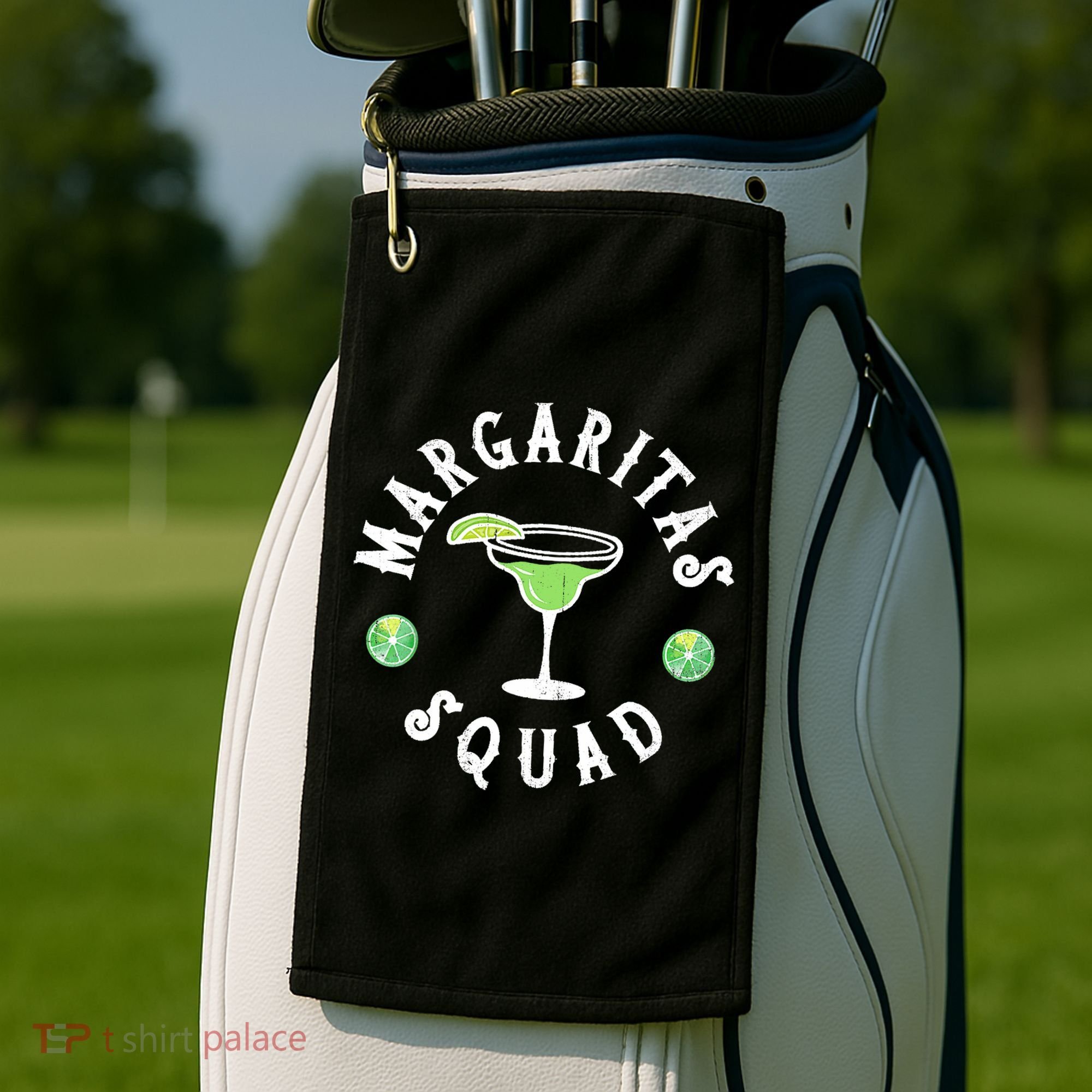 Margarita Squad Funny Cinco De Mayo Lime Drinking Golf Towel