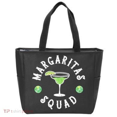 Margarita Squad Funny Cinco De Mayo Lime Drinking Tote Bag