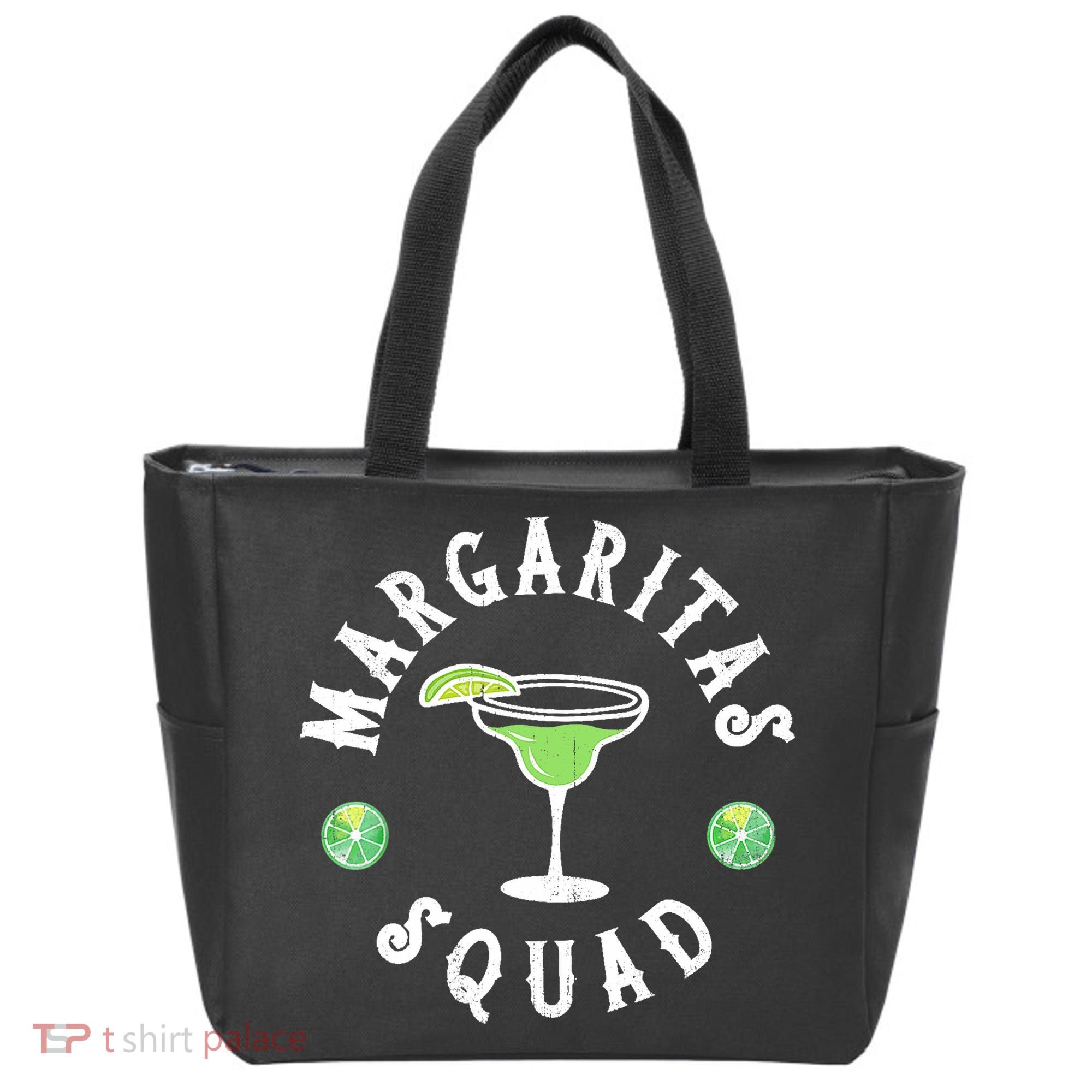 Margarita Squad Funny Cinco De Mayo Lime Drinking Tote Bag