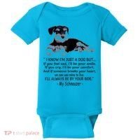 Miniature Schnauzer Funny Gift Baby Bodysuit thumb 0