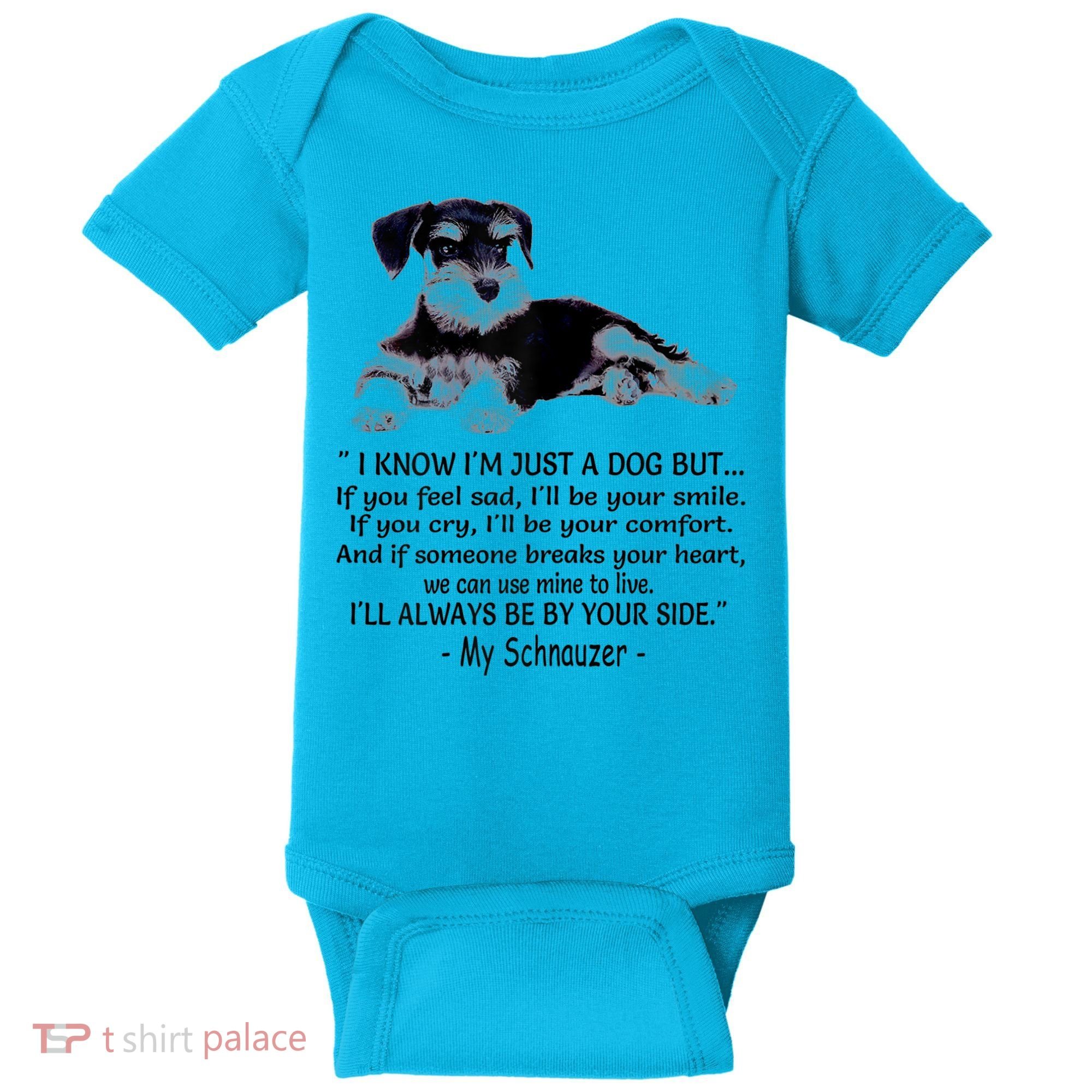 Miniature Schnauzer Funny Gift Baby Bodysuit