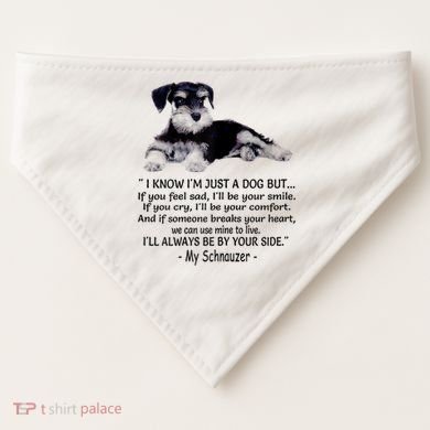 Miniature Schnauzer Funny Gift USA-Made Doggie Bandana