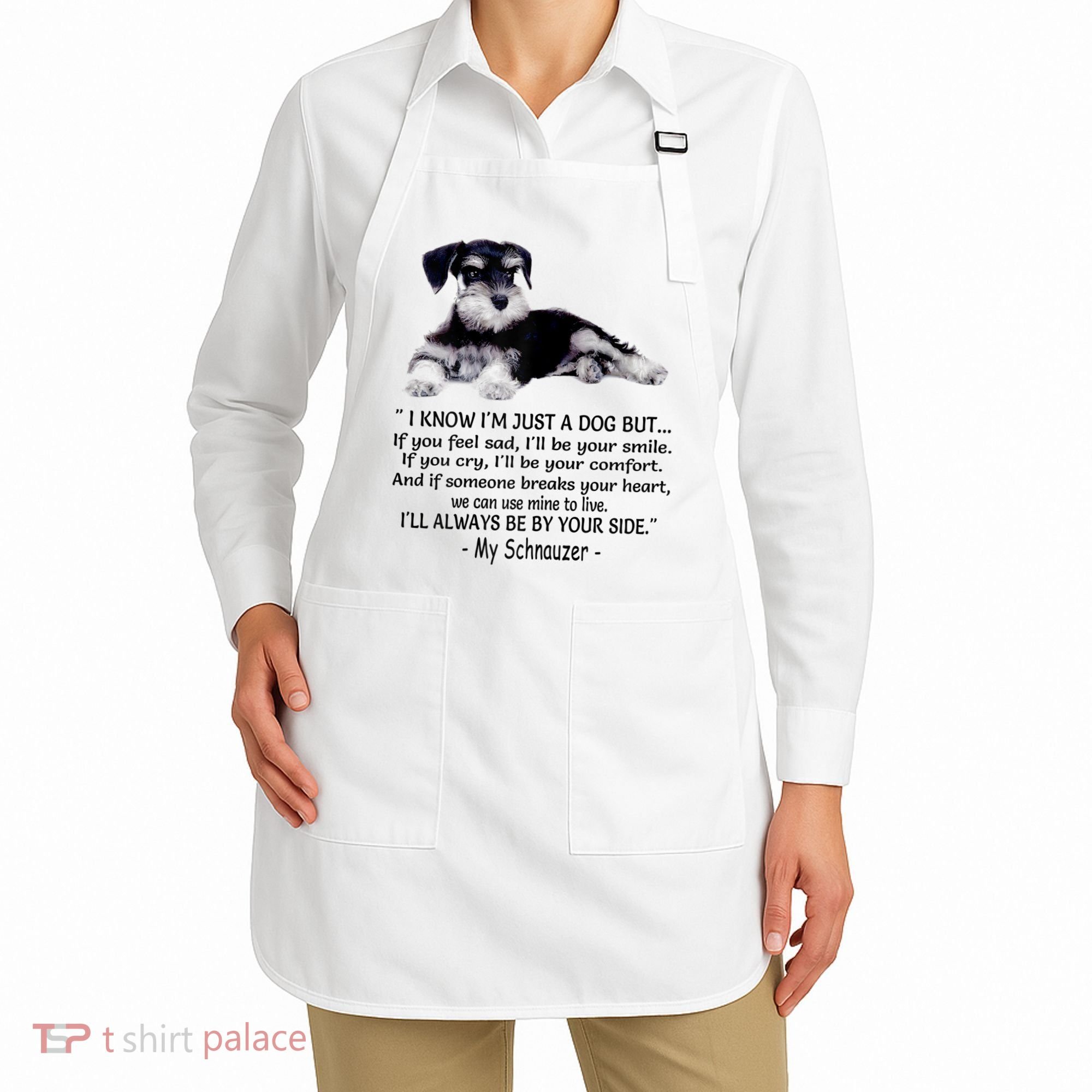 Miniature Schnauzer Funny Gift Apron