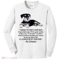 Miniature Schnauzer Funny Gift Kids Long Sleeve Shirt thumb 0