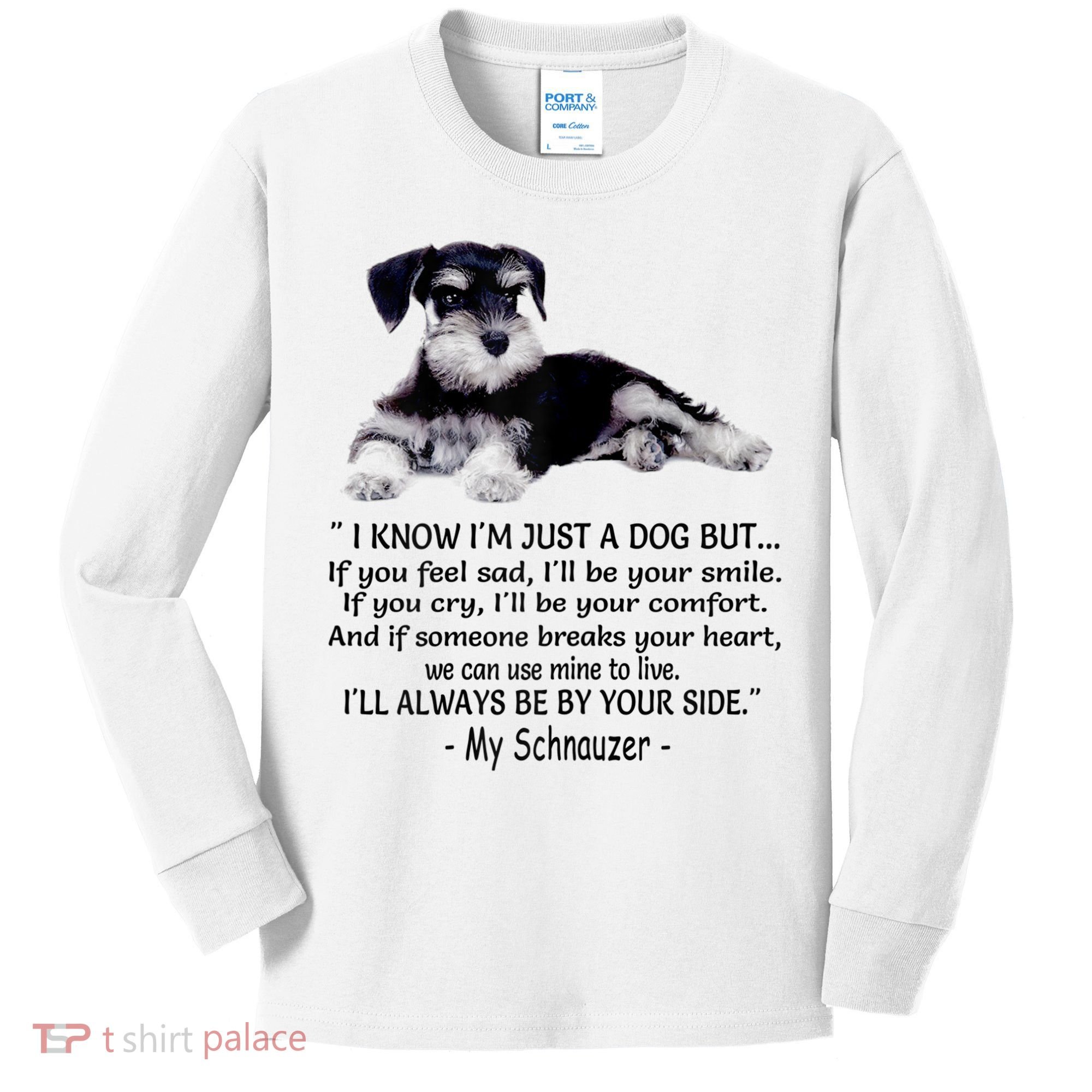Miniature Schnauzer Funny Gift Kids Long Sleeve Shirt