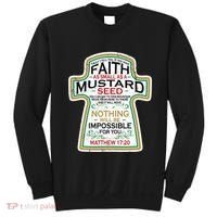 Mustard Seed Faith Christian Gifts Mathew 17 20 Scripture Sweatshirt thumb 0