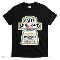 Mustard Seed Faith Christian Gifts Mathew 17 20 Scripture T-Shirt thumb 0