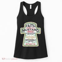 Mustard Seed Faith Christian Gifts Mathew 17 20 Scripture Women's Tank Top thumb 0