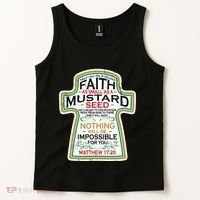 Mustard Seed Faith Christian Gifts Mathew 17 20 Scripture Tank Top thumb 2