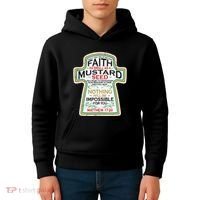 Mustard Seed Faith Christian Gifts Mathew 17 20 Scripture Kids Hoodie thumb 4