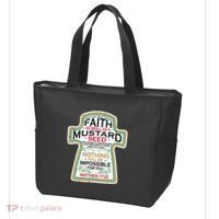 Mustard Seed Faith Christian Gifts Mathew 17 20 Scripture Tote Bag thumb 3