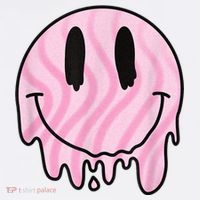 Melted Smiley Face Retro 80s Dripping Melting Happy Smile Beanie thumb 2