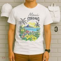 Maui Strong Fundraiser Helping Wildfires On Maui T-Shirt thumb 6