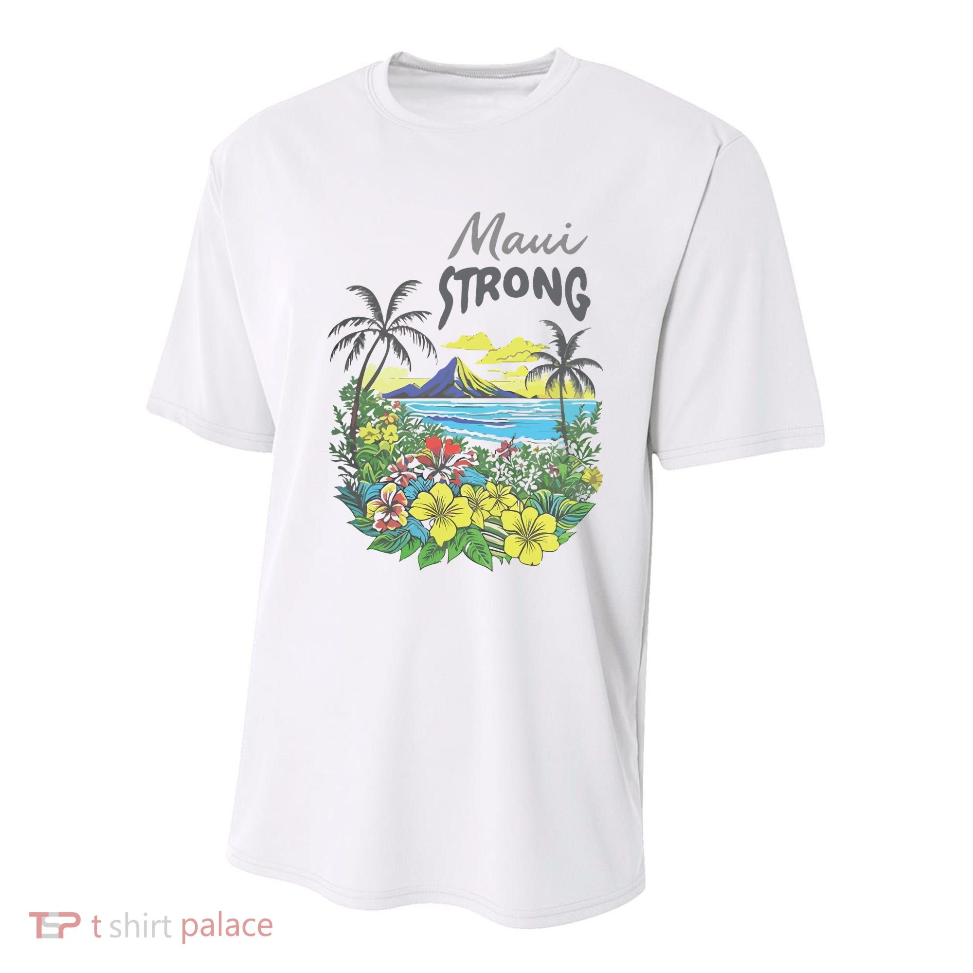 Maui Strong Fundraiser Helping Wildfires On Maui Youth Performance Sprint T-Shirt