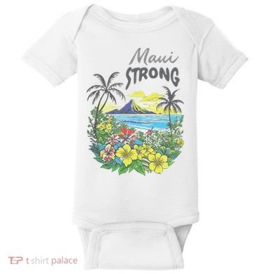 Maui Strong Fundraiser Helping Wildfires On Maui Baby Bodysuit