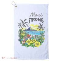 Maui Strong Fundraiser Helping Wildfires On Maui Golf Towel thumb 0