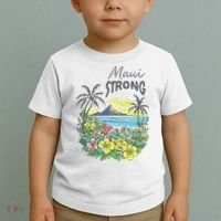 Maui Strong Fundraiser Helping Wildfires On Maui Toddler T-Shirt thumb 2